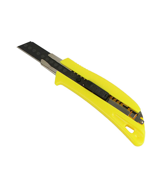 Economical Grade 18mm Retractable Plastic Snap-Off Cutter Knife